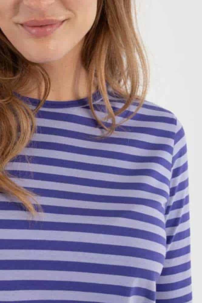 Danefae Danemanna Modal Tee Cold Purple Lilla - La Vie en Rose Damesmode