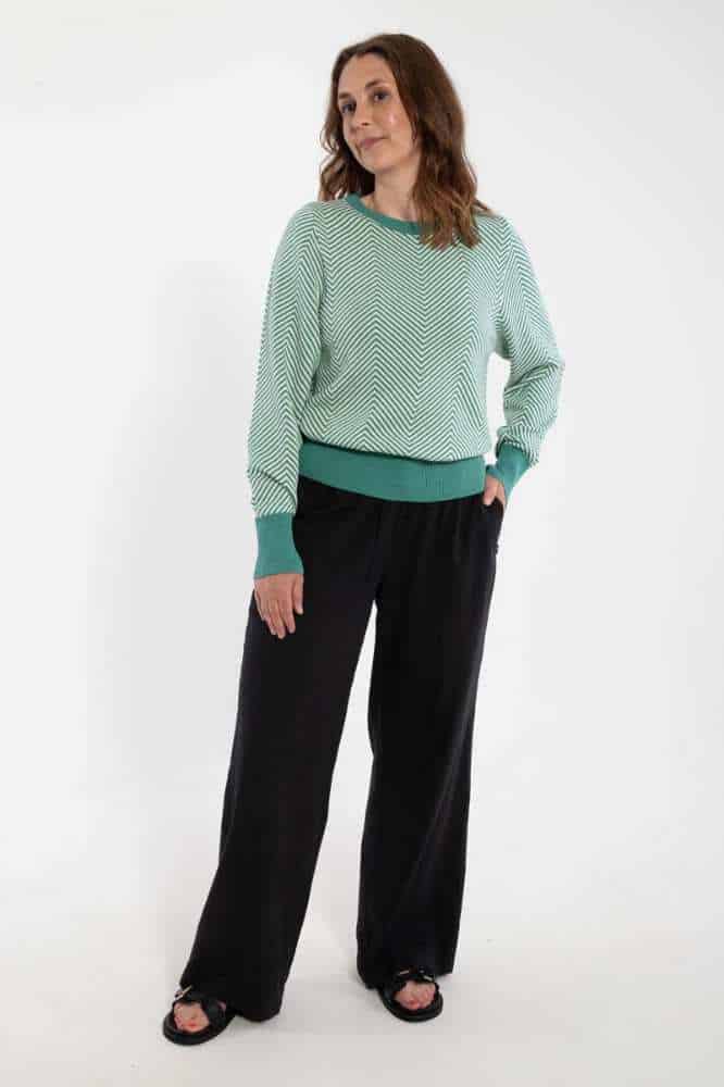 Danefae Danenynne Searsucker Black - La Vie en Rose Damesmode