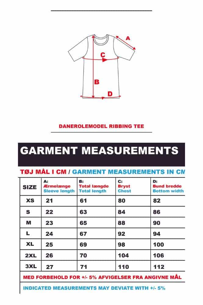 Danefae Danerolemodel Ribbing Tee Dark NavyChalk - La Vie en Rose Damesmode