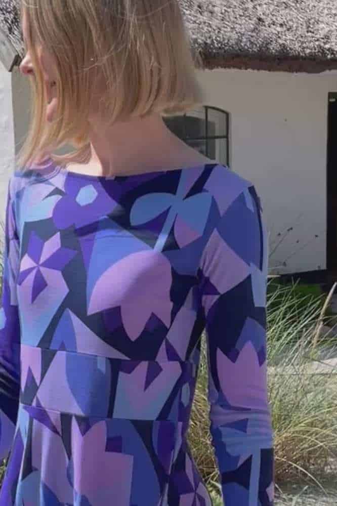 Danefae Danesigrid Interlock Dress Dark Navy Geofleur - La Vie en Rose Damesmode (2)