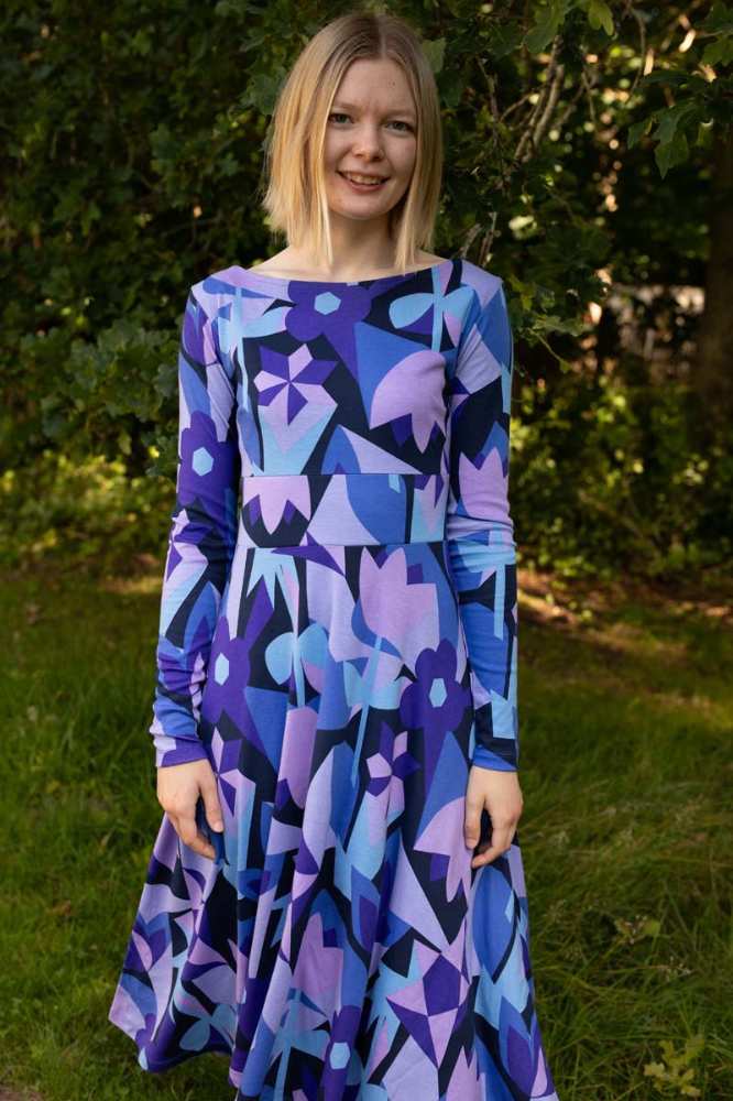 Danefae Danesigrid Interlock Dress Dark Navy Geofleur - La Vie en Rose Damesmode (2)