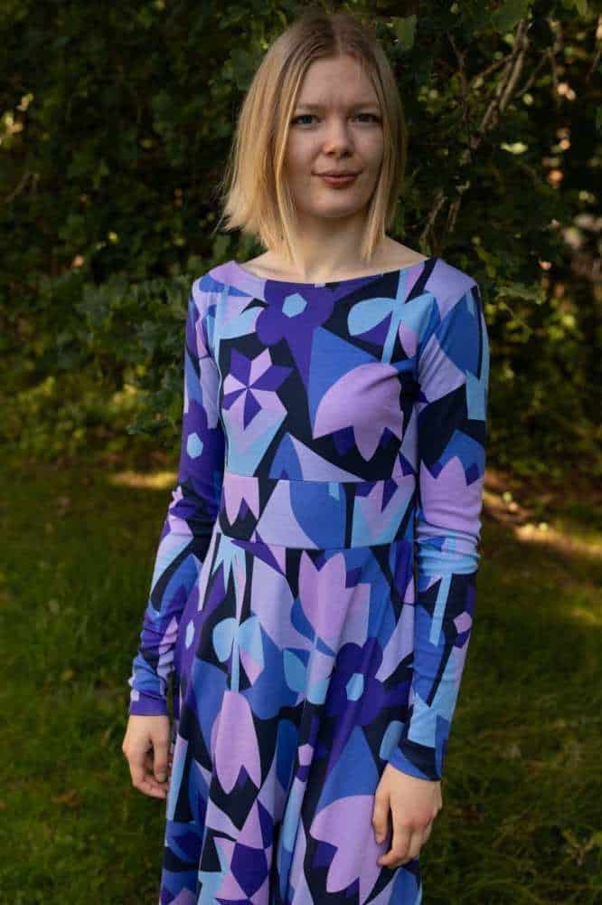 Danefae Danesigrid Interlock Dress Dark Navy Geofleur - La Vie en Rose Damesmode (2)