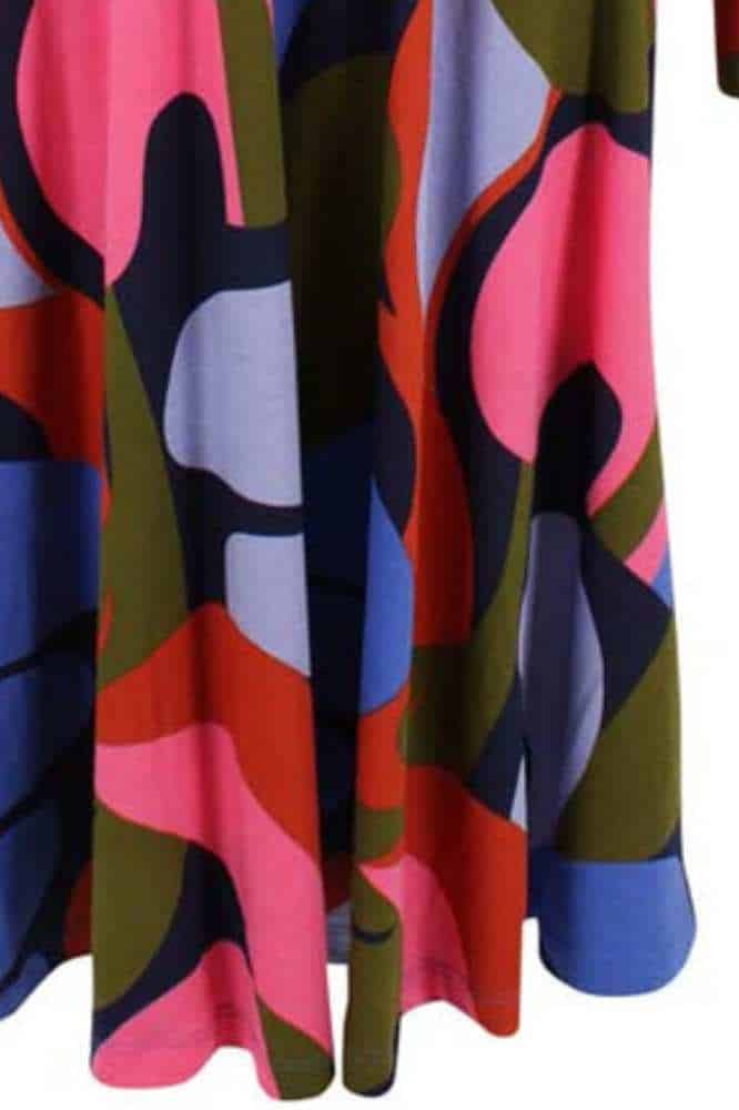 Danefae Danesigrid Interlock Dress Dark Navy Trops- La Vie en Rose Damesmode