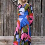 Danefae Danesigrid Interlock Dress Dark Navy Trops- La Vie en Rose Damesmode