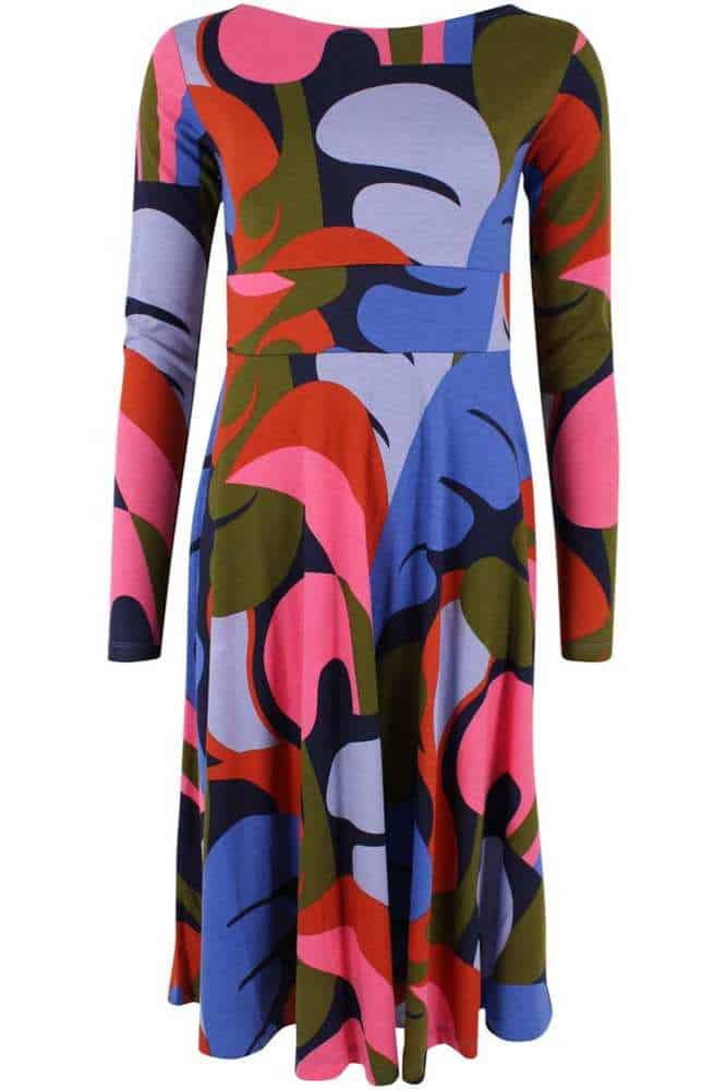 Danefae Danesigrid Interlock Dress Dark Navy Trops- La Vie en Rose Damesmode