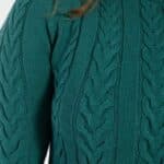 Danefae Danetwister Cable Sweater Light Slate - La Vie en Rose Damesmode