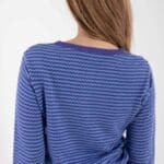 Danesaga Pearl Knit Cardigan Cold Purple Waterblue
