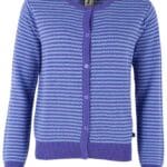 Danesaga Pearl Knit Cardigan Cold Purple Waterblue