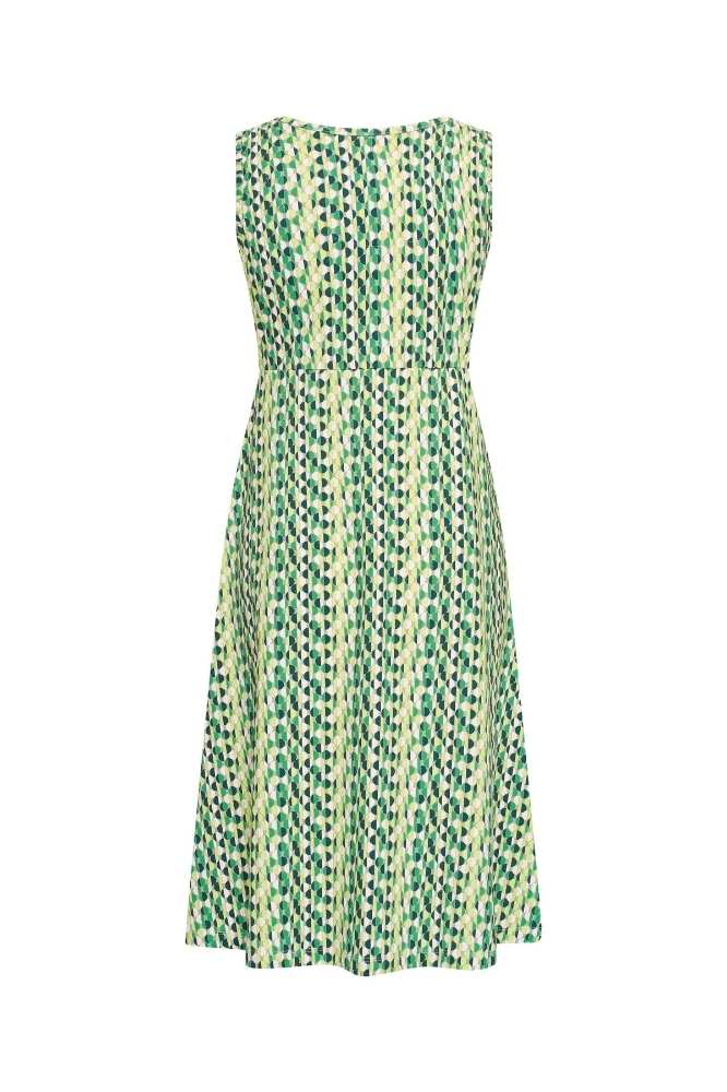 Dress Sleeveless Moon Bright Green