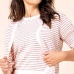 Zilch Cardi Stripe Ruby - La Vie en Rose Damesmode (10)