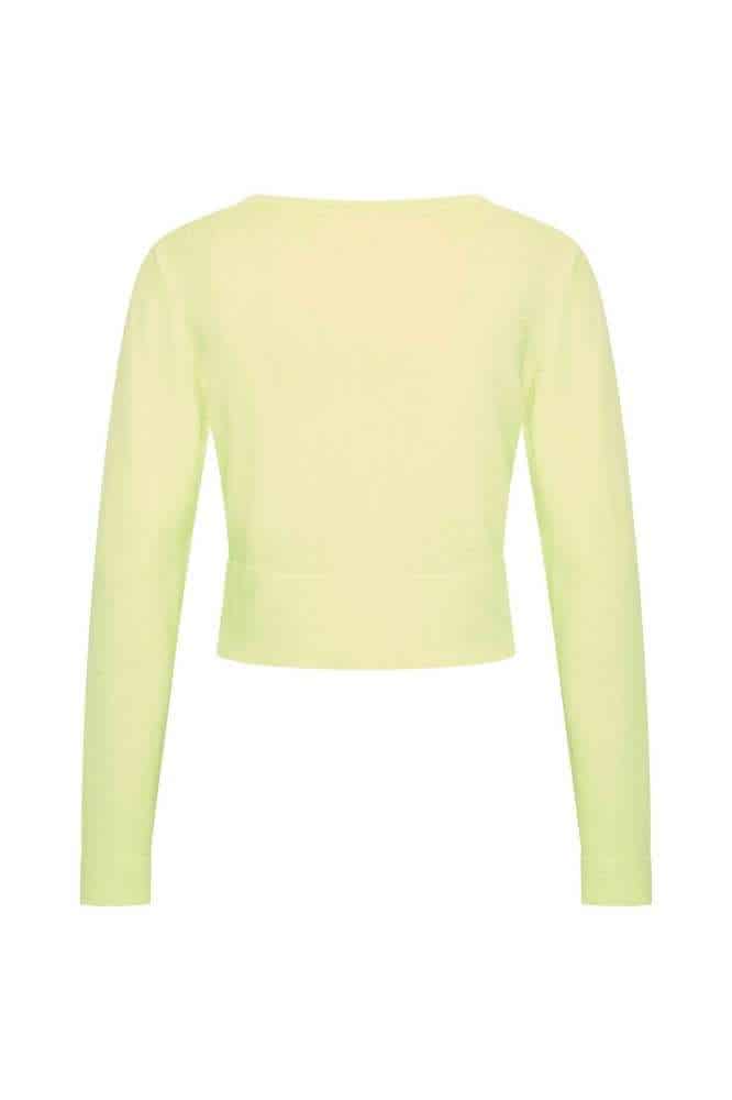 Zilch Cardigan Short Fresh Lemon - La Vie en Rose Damesmode (1)