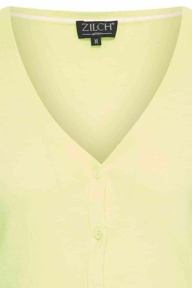 Zilch Cardigan Short Fresh Lemon - La Vie en Rose Damesmode (1)