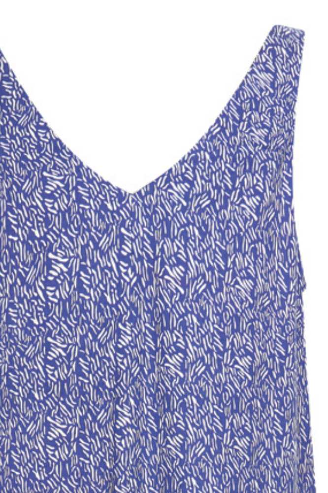 Zilch Dress Sleeveless Drizzle Royal Blue - La Vie en Rose Damesmode