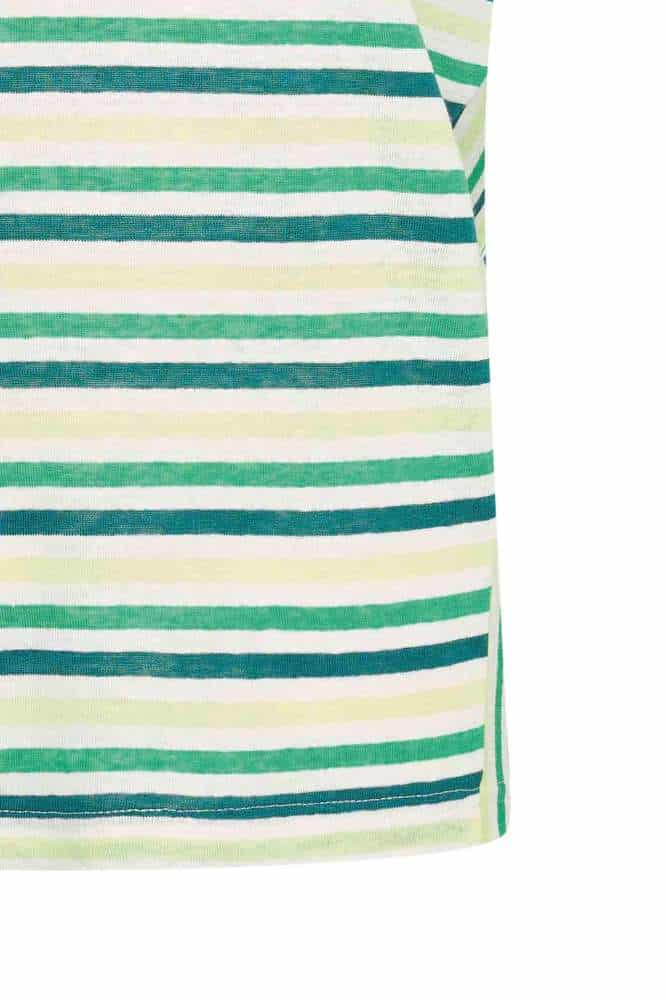 Zilch Shirt Stripe Bright Green - La Vie en Rose Damesmode