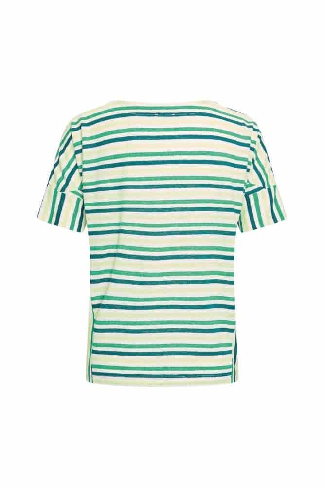 Zilch Shirt Stripe Bright Green - La Vie en Rose Damesmode