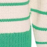 Zilch Sweater Buttons Stripe Bright Green - La Vie en Rose Damesmode
