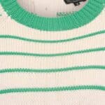 Zilch Sweater Buttons Stripe Bright Green - La Vie en Rose Damesmode