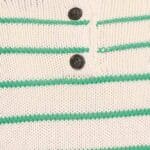 Zilch Sweater Buttons Stripe Bright Green - La Vie en Rose Damesmode