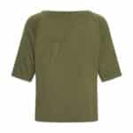 Zilch Top Round Neck Army - La Vie en Rose Damesmode