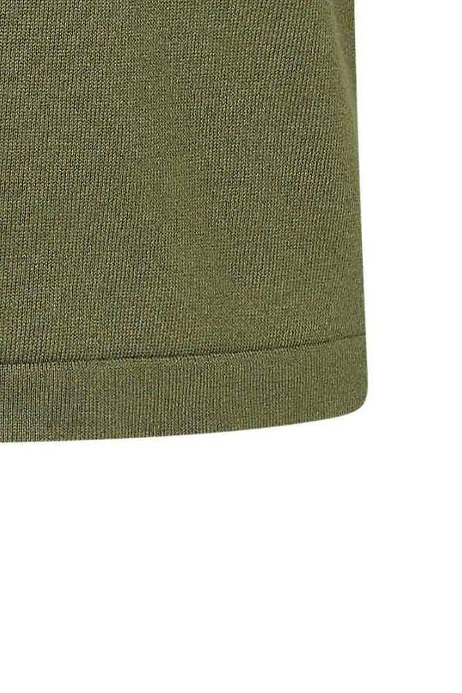 Zilch Top Round Neck Army - La Vie en Rose Damesmode