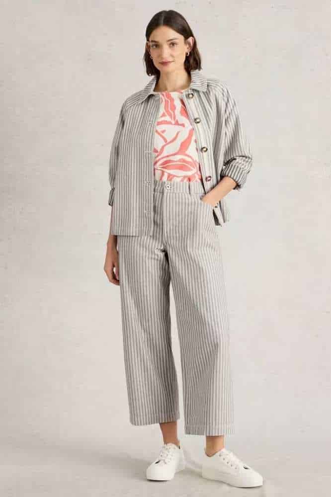 White Stuff Tia Wide Leg Crop Jeans - La Vie en Rose Damesmode