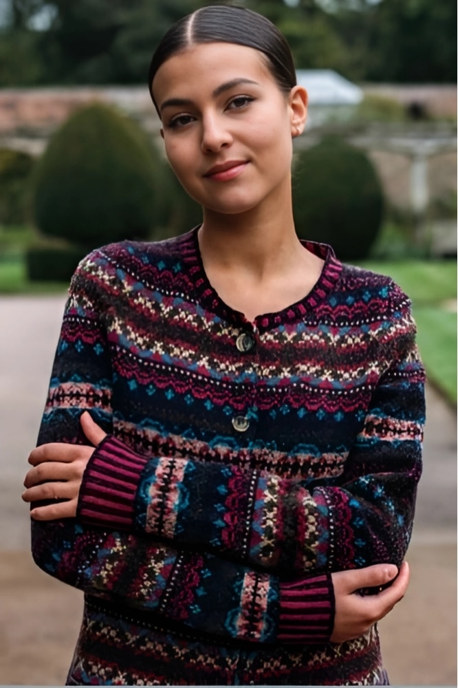 Eribé Westray Cardigan Elderberry - La Vie en Rose Damesmode