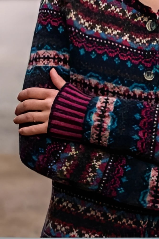 Eribé Westray Cardigan Elderberry - La Vie en Rose Damesmode