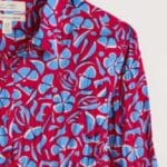 Seasalt Cornwall Larissa Shirt Collaged Floral Scarlet - La Vie en Rose Damesmode