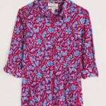 Seasalt Cornwall Larissa Shirt Collaged Floral Scarlet - La Vie en Rose Damesmode