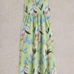 White Stuff Archer Jersey Maxi Dress Green Multi (1)