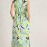 White Stuff Archer Jersey Maxi Dress Green Multi (1)