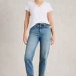 White Stuff Tilly Tapered Jeans Light Denim - La Vie en Rose Damesmode