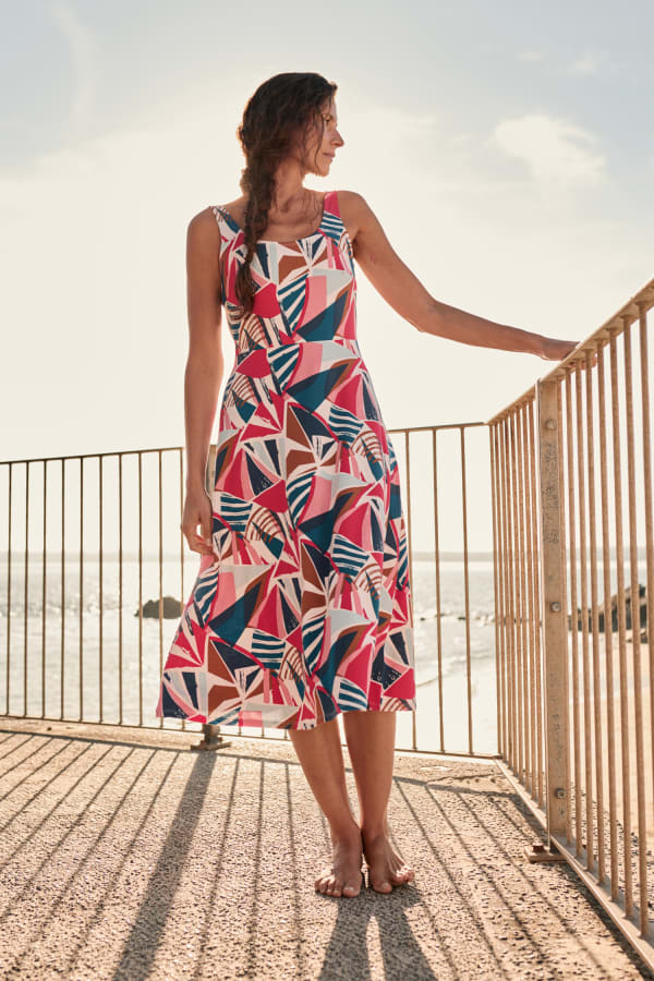 Seasalt Cornwall Sun Gleam Dress Spinnaker Sails Chalk - La Vie en Rose Damesmode (2)