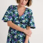 Seasalt Cornwall Chateaux Dress Crayon Floral Dark Drift - La Vie en Rose Damesmode