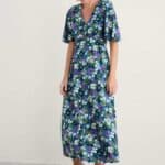 Seasalt Cornwall Chateaux Dress Crayon Floral Dark Drift - La Vie en Rose Damesmode