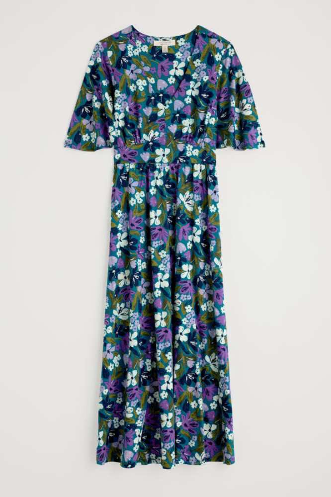 Seasalt Cornwall Chateaux Dress Crayon Floral Dark Drift - La Vie en Rose Damesmode