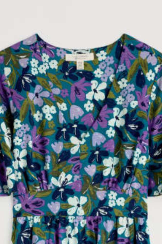 Seasalt Cornwall Chateaux Dress Crayon Floral Dark Drift - La Vie en Rose Damesmode