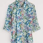 Seasalt Cornwall Larissa Shirt Studio Floral Chalk - La Vie en Rose Damesmode