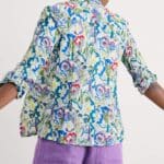 Seasalt Cornwall Larissa Shirt Studio Floral Chalk - La Vie en Rose Damesmode