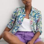 Seasalt Cornwall Larissa Shirt Studio Floral Chalk - La Vie en Rose Damesmode