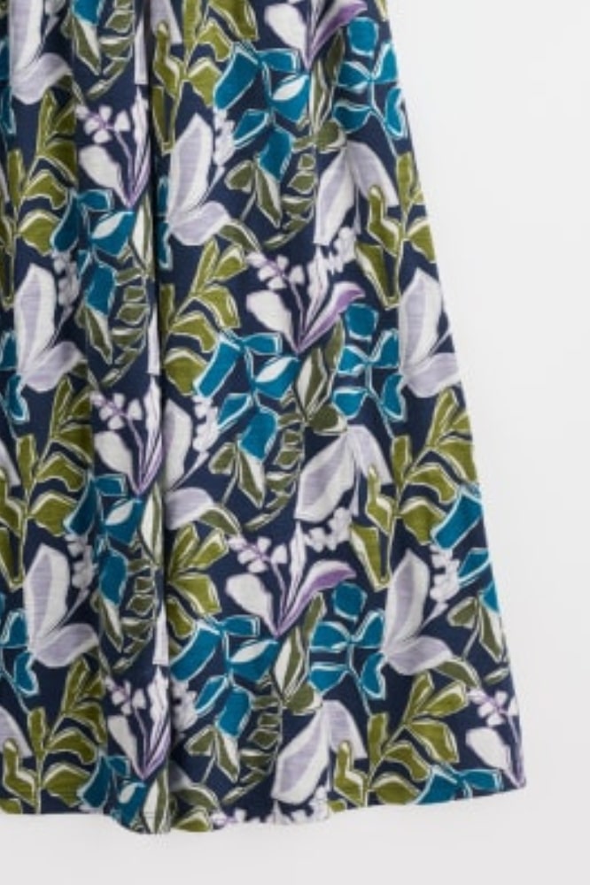 Seasalt Cornwall Polmanter Dress Linear Leaves Maritime - La Vie en Rose Damesmode