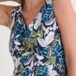 Seasalt Cornwall Polmanter Dress Linear Leaves Maritime - La Vie en Rose Damesmode