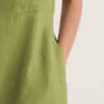 Seasalt Cornwall Sleeveless Carved Wood Dress Dark Citron - La Vie en Rose Damesmode