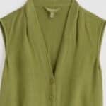 Seasalt Cornwall Sleeveless Carved Wood Dress Dark Citron - La Vie en Rose Damesmode