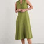 Seasalt Cornwall Sleeveless Carved Wood Dress Dark Citron - La Vie en Rose Damesmode