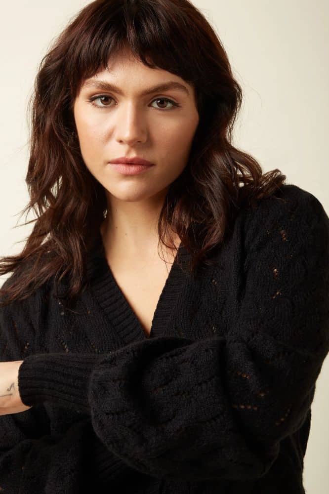 King Louie Cardi V Farfalle Black - La Vie en Rose Damesmode