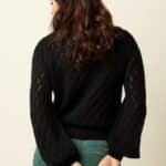 King Louie Cardi V Farfalle Black - La Vie en Rose Damesmode