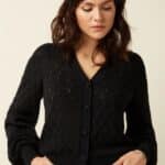 King Louie Cardi V Farfalle Black - La Vie en Rose Damesmode