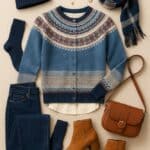 Alpine Cardigan Blue Morning (1)