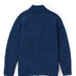 Aran Woollen Mills Ladies Donegal Cardigan Side Pockets Denim - La Vie en Rose Damesmode